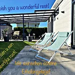 Luxchalet #vaju Lathum# Am See, Strand, Pool, Nationalpark Prázdninový dům *